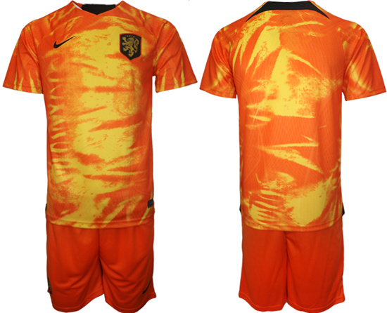 2022-2023 Netherlands Blank home jerseys Suit2