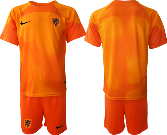 2022-2023 Netherlands Blank red goalkeeper jerseys Suit