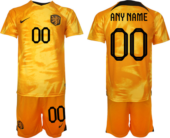 2022-2023 Netherlands Custom home jerseys Suit