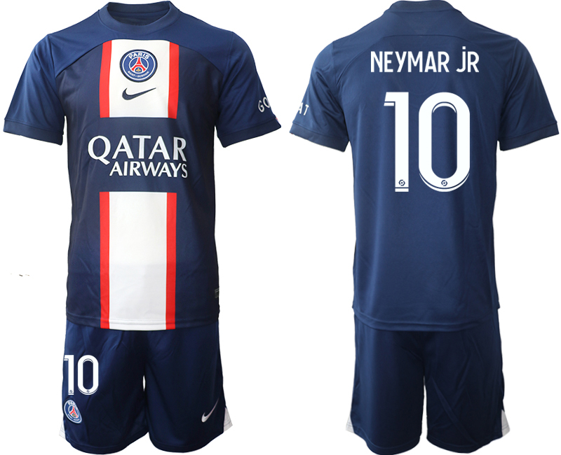 2022-2023 Paris St Germain 10 NEYMAR jR home jerseys Suit