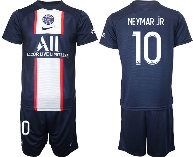 2022-2023 Paris St Germain 10 NEYMAR jR home jerseys Suit2