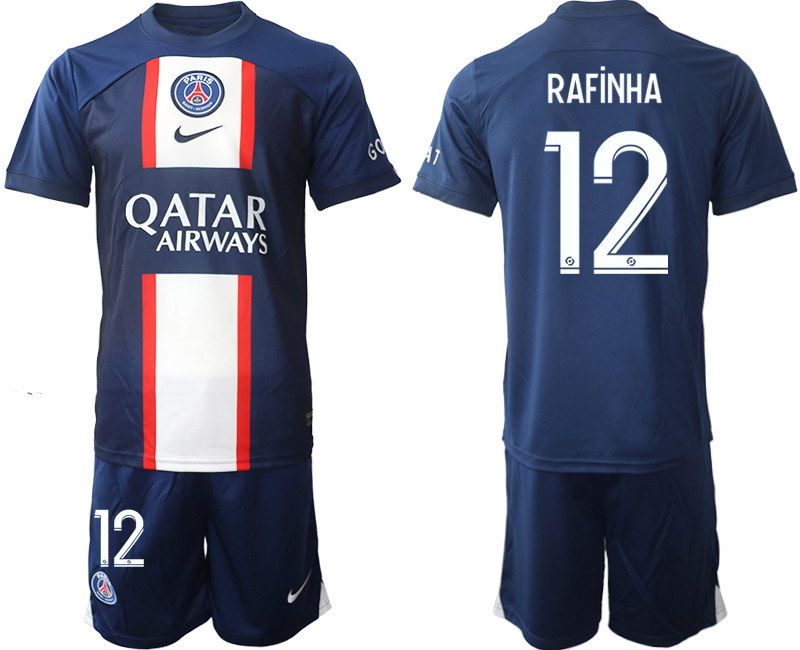 2022-2023 Paris St Germain 12 RAFiNHA home jerseys Suit