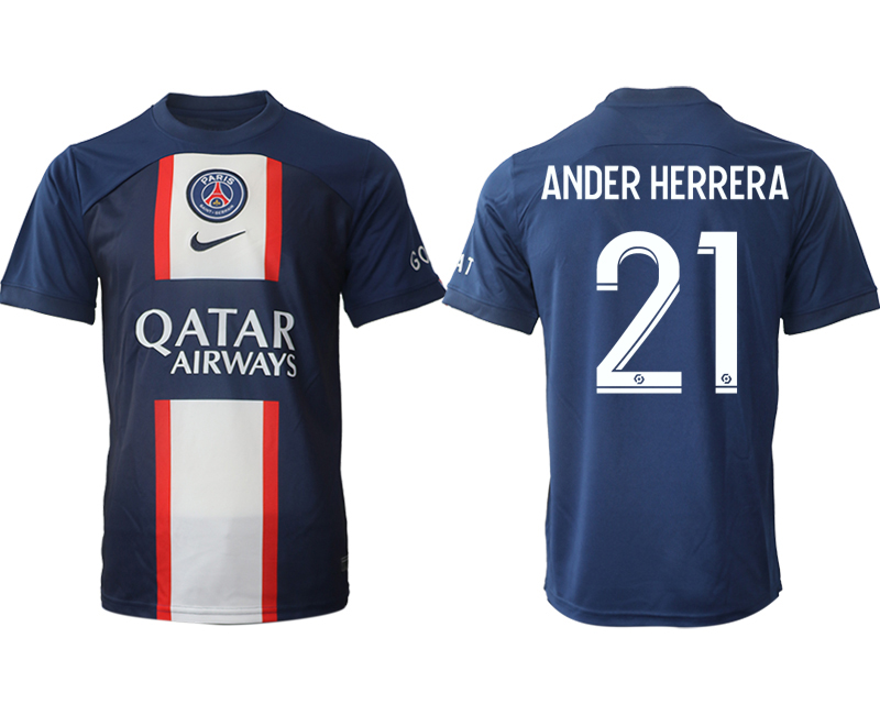 2022-2023 Paris St Germain 21 ANDER HERRERA home aaa version jerseys