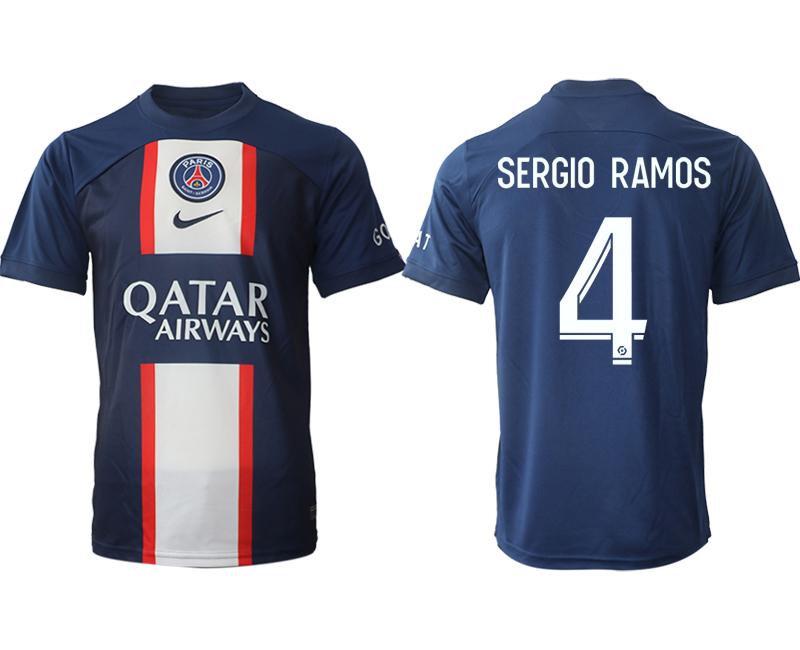 2022-2023 Paris St Germain 4 SERGIO RAMOS home aaa version jerseys