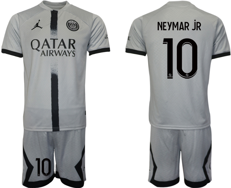 2022-2023 Paris saint germain 10 NEYMAR jR away jerseys Suit