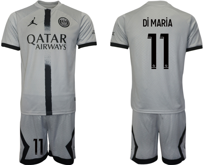 2022-2023 Paris saint germain 11 Di MARiA away jerseys Suit