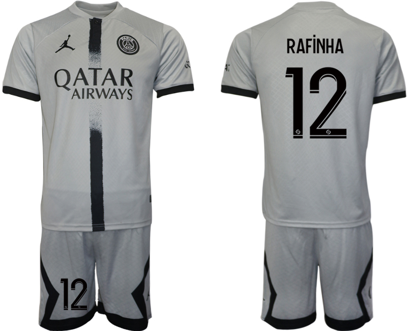 2022-2023 Paris saint germain 12 RAFiNHA away jerseys Suit