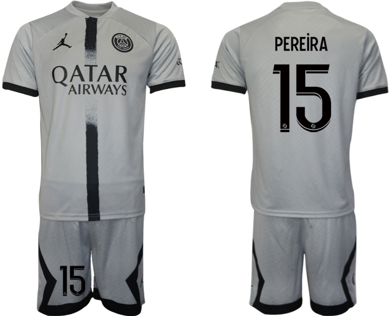 2022-2023 Paris saint germain 15 PEREiRA away jerseys Suit