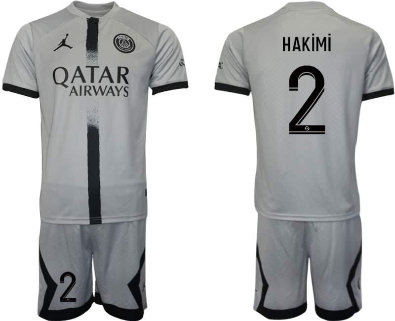 2022-2023 Paris saint germain 2 HAKiMi away jerseys Suit