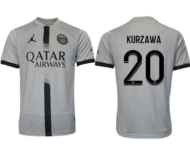 2022-2023 Paris saint germain 20 KURZAWA away aaa version jerseys