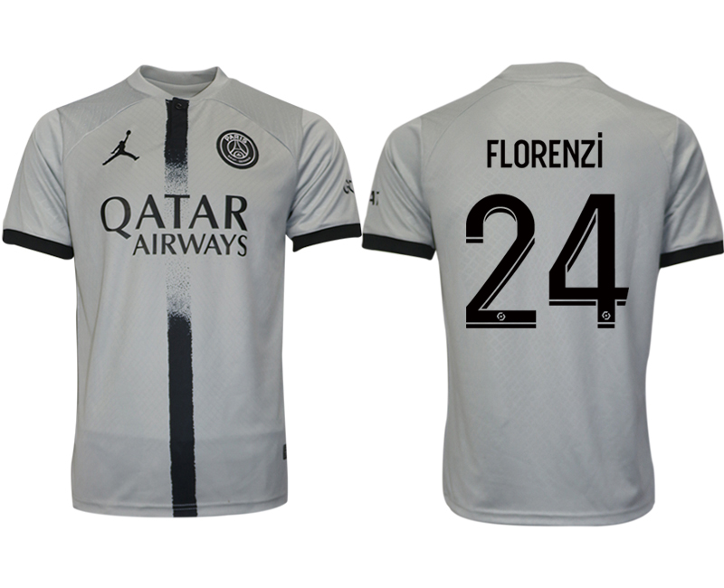 2022-2023 Paris saint germain 24 FLORENZi away aaa version jerseys