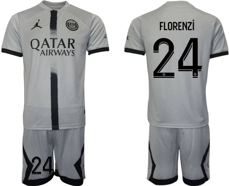 2022-2023 Paris saint germain 24 FLORENZi away jerseys Suit