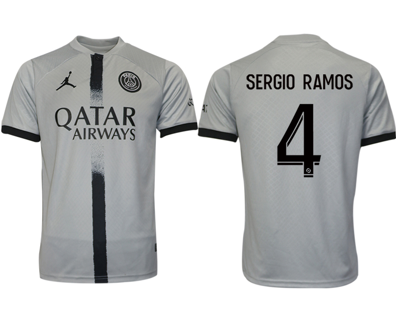 2022-2023 Paris saint germain 4 SERGIO RAMOS away aaa version jerseys