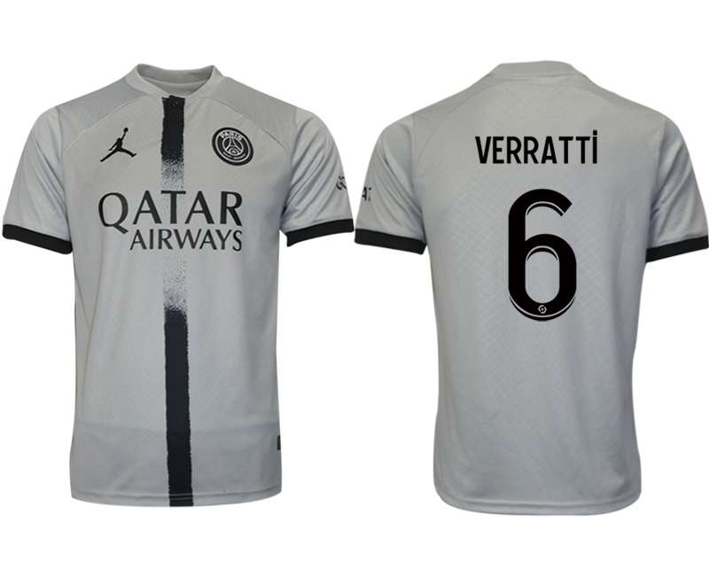 2022-2023 Paris saint germain 6 VERRATTi away aaa version jerseys