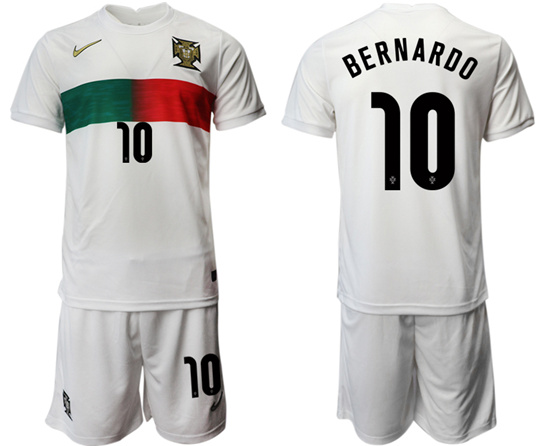 2022-2023 Portugal 10 BERNARDO away jerseys Suit2