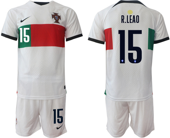 2022-2023 Portugal 15 R.LEAO away jerseys Suit