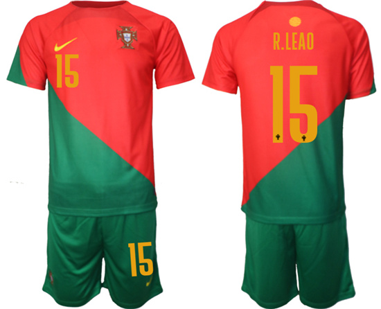 2022-2023 Portugal 15 R.LEAO home jerseys Suit