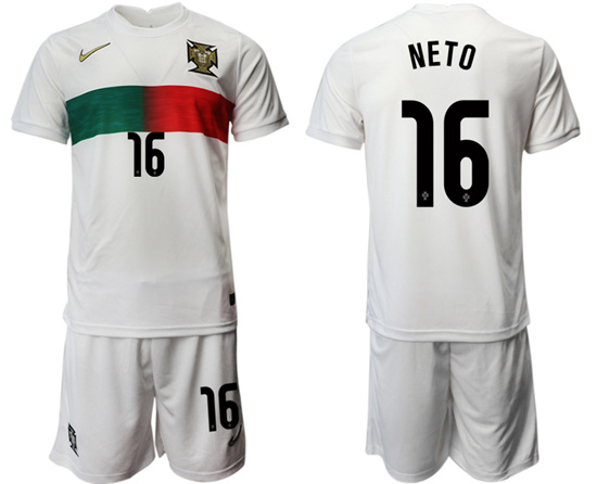 2022-2023 Portugal 16 NETO away jerseys Suit2