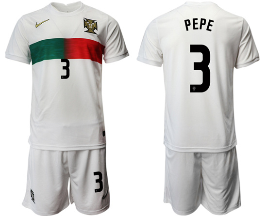 2022-2023 Portugal 3 PEPE away jerseys Suit2