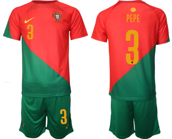 2022-2023 Portugal 3 PEPE home jerseys Suit