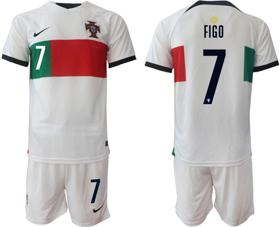 2022-2023 Portugal 7 FIGO away jerseys Suit