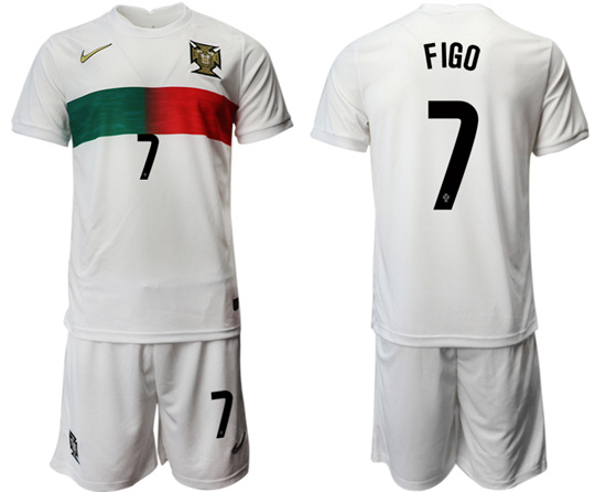 2022-2023 Portugal 7 FIGO away jerseys Suit2