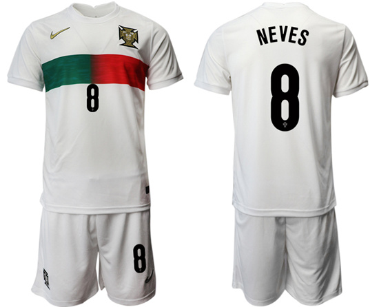 2022-2023 Portugal 8 NEVES away jerseys Suit2