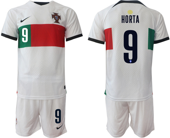 2022-2023 Portugal 9 HORTA away jerseys Suit