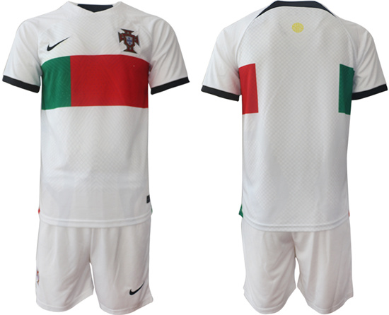 2022-2023 Portugal Blank away jerseys Suit