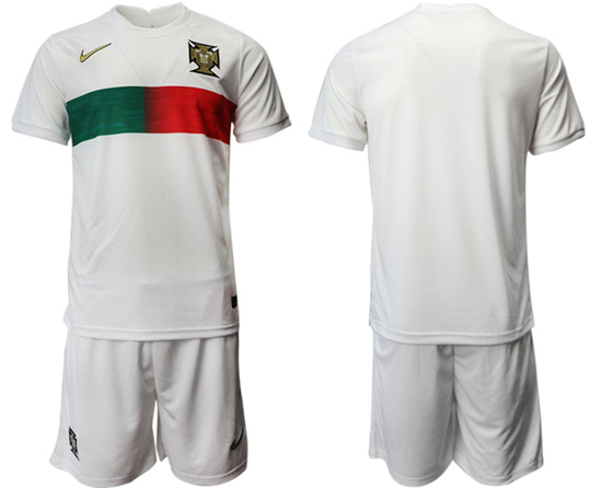 2022-2023 Portugal Blank away jerseys Suit2