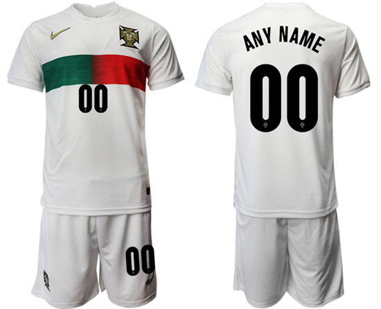 2022-2023 Portugal Custom away jerseys Suit2