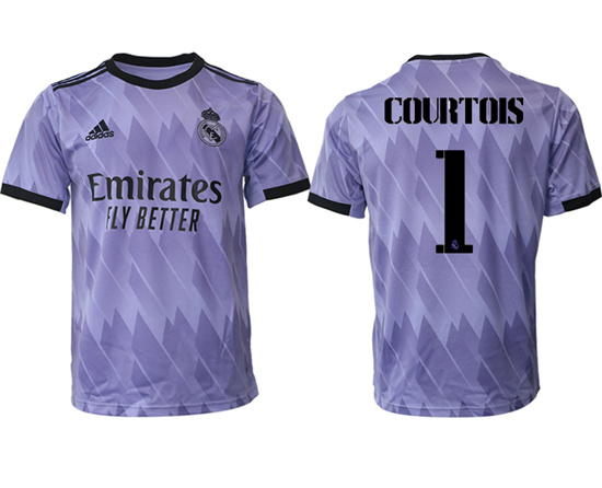 2022-2023 Real Madrid 1 COURTOIS away aaa version jerseys