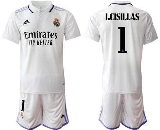 2022-2023 Real Madrid 1 LCISILLAS home jerseys Suit