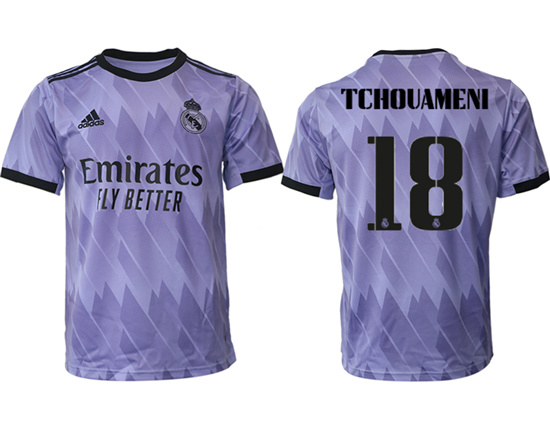 2022-2023 Real Madrid 18 TCHOUAMENI away aaa version jerseys