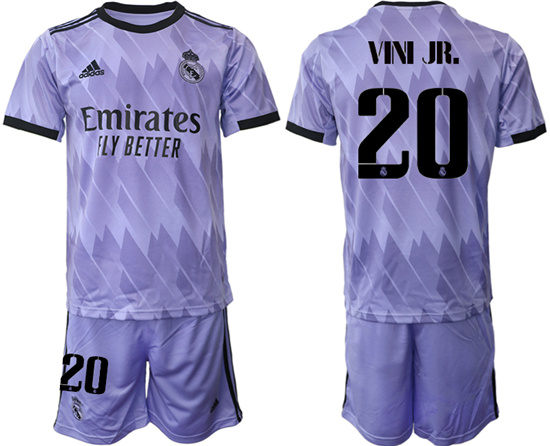 2022-2023 Real Madrid 20 VINI JR. away jerseys Suit