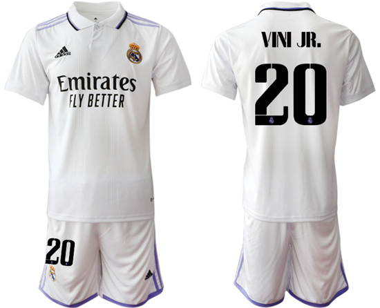 2022-2023 Real Madrid 20 VINI JR. home jerseys Suit