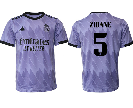 2022-2023 Real Madrid 5 ZIDANE away aaa version jerseys