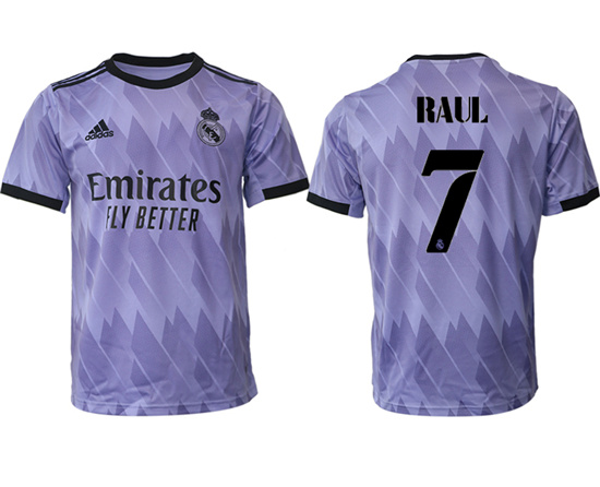 2022-2023 Real Madrid 7 RAUL away aaa version jerseys