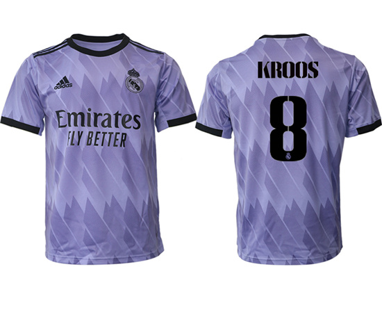 2022-2023 Real Madrid 8 KROOS away aaa version jerseys