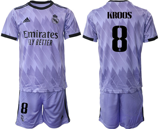 2022-2023 Real Madrid 8 KROOS away jerseys Suit