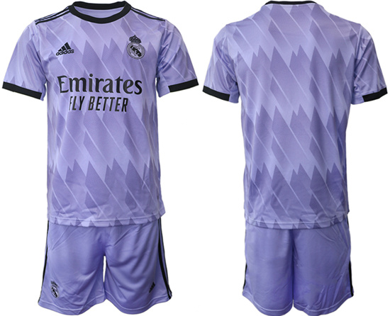 2022-2023 Real Madrid Blank away jerseys Suit