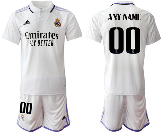 2022-2023 Real Madrid Custom home jerseys Suit