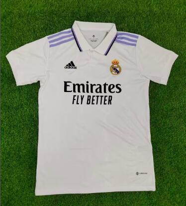 2022-2023 Real Madrid Custom or Blank Away white Soccer Jersey