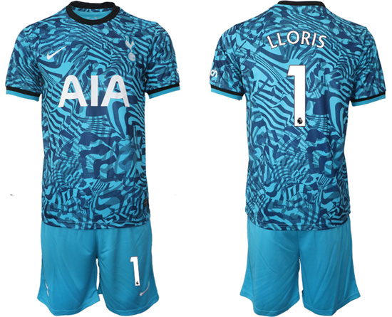 2022-2023 Tottenham Hotspur 1 LLORIS Secend away jerseys Suit