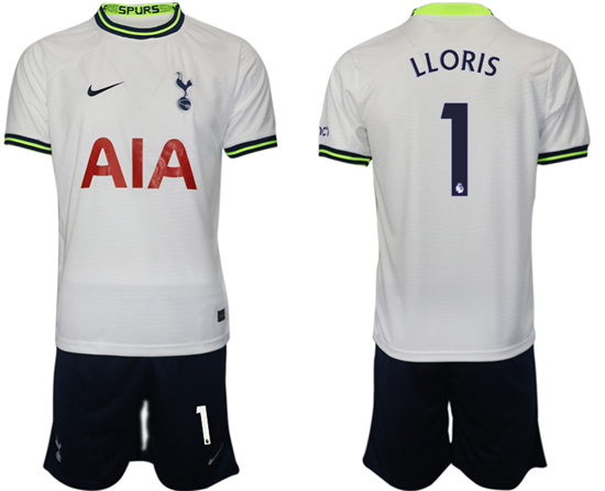 2022-2023 Tottenham Hotspur 1 LLORIS home jerseys Suit