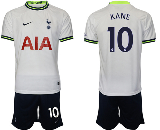 2022-2023 Tottenham Hotspur 10 KANE home jerseys Suit