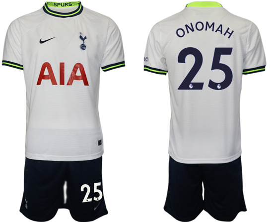 2022-2023 Tottenham Hotspur 25 ONOMAH home jerseys Suit