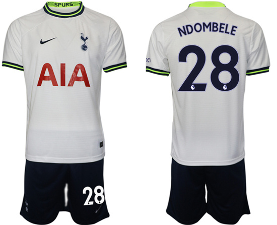 2022-2023 Tottenham Hotspur 28 NDOMBELE home jerseys Suit