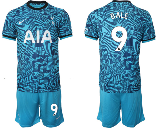 2022-2023 Tottenham Hotspur 9 BALE Secend away jerseys Suit