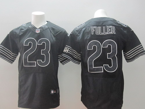 Nike Chicago Bears #23 Kyle Fuller All Black Elite Jersey